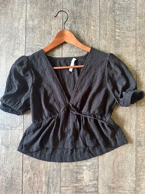 Black Babydoll Top